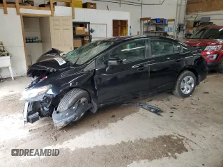 2014 Honda Civic LX z VIN 19XFB2F5XEE037008, wystawiony jako Copart lot #51533375 z przebiegiem Nie podano mil oraz Szkody całkowita. Historia ofert i sprzedaży dostępna na DreamBid. Obrazek 1.