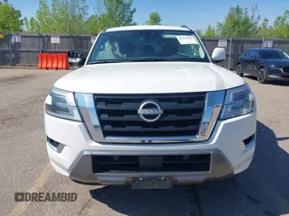 2023 Nissan Armada SV with VIN JN8AY2AD9P9692845, listed as a IAAI auction lot 42213250 with 59,880 mi miles and . Bid and sale history available at DreamBid. Image 12.