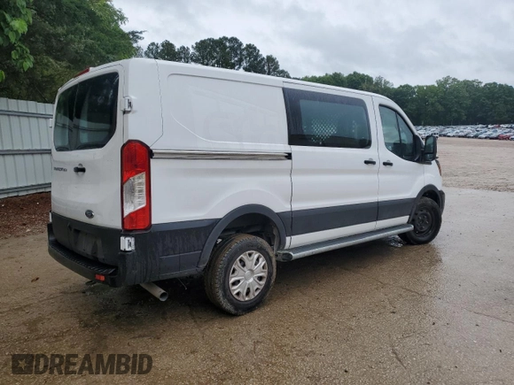 2023 Ford Transit Cargo with VIN 1FTBR1Y84PKB68141, listed as a Copart auction lot 55844785 with 14,272 mi miles and Clean Title. Bid and sale history available at DreamBid. Image 3.