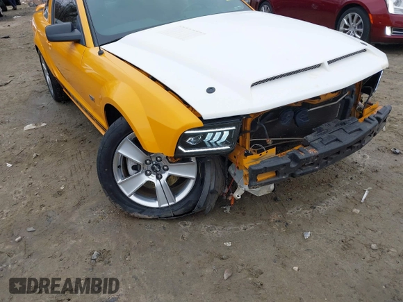 2007 Ford Mustang GT Deluxe with VIN 1ZVFT82H675285686, listed as a IAAI auction lot 41478777 with 189,083 mi miles. Bid and sale history available at carsss.com. Image 6.