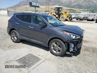 2017 Hyundai Santa Fe 2.4L with VIN 5XYZTDLB7HG452021, listed as a Copart auction lot 62024935 with 106,906 mi miles and Salvage title. Bid and sale history available at DreamBid. Image 4.