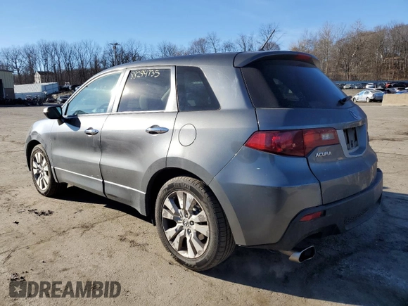 2010 Acura RDX with VIN 5J8TB1H20AA007093, listed as a Copart auction lot 88294735 with 0 mi miles and Clean Title. Bid and sale history available at carsss.com. Image 2.
