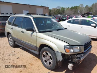 2003 Subaru Forester X with VIN JF1SG63613H715162, listed as a IAAI auction lot 41897812 with 163,895 mi miles. Bid and sale history available at carsss.com. Image 1.
