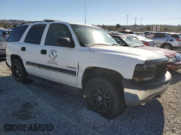 2003 Chevrolet Tahoe LS with VIN 1GNEK13V73J261578, listed as a Copart auction lot 37053774 with 208,162 mi miles and Salvage Title. Bid and sale history available at carsss.com. Image 4.