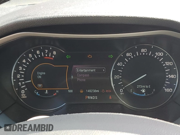 2015 Lincoln MKZ with VIN 3LN6L2G98FR600609, listed as a Copart auction lot 62648325 with 149,238 mi miles and Salvage title. Bid and sale history available at DreamBid. Image 9.