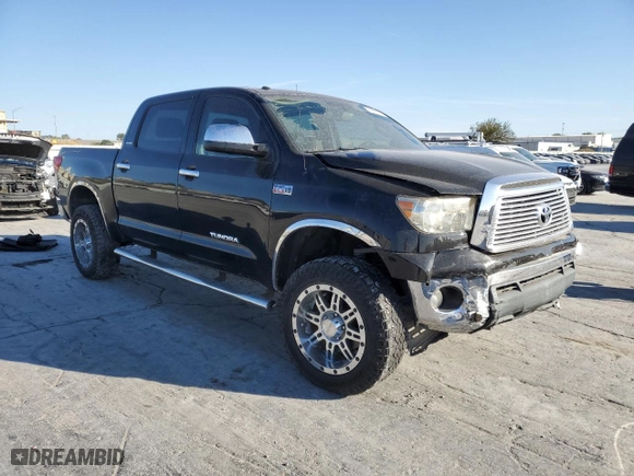 2011 Toyota Tundra 4WD Truck LTD with VIN 5TFHW5F11BX161918, listed as a Copart auction lot 75329714 with 172,877 mi miles and Salvage Title. Bid and sale history available at carsss.com. Image 4.