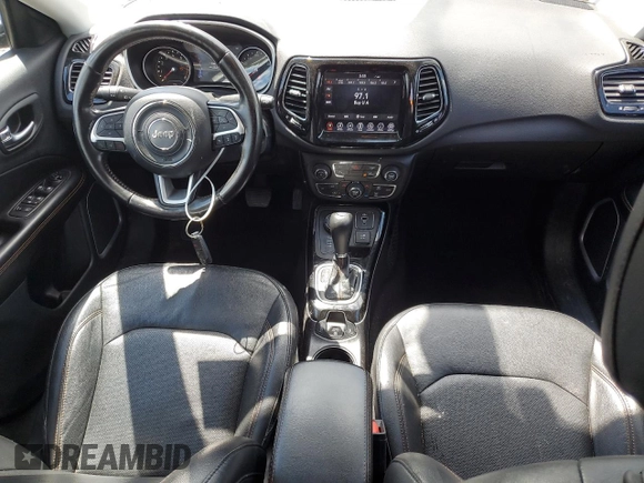 2021 Jeep Compass Limited with VIN 3C4NJDCB1MT523933, listed as a Copart auction lot 54776325 with 111,640 mi miles and Salvage title. Bid and sale history available at DreamBid. Image 8.