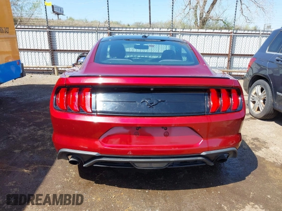 2019 Ford Mustang EcoBoost with VIN 1FA6P8TH4K5106131, listed as a IAAI auction lot 41895726 with 70,906 mi miles and . Bid and sale history available at carsss.com. Image 16.