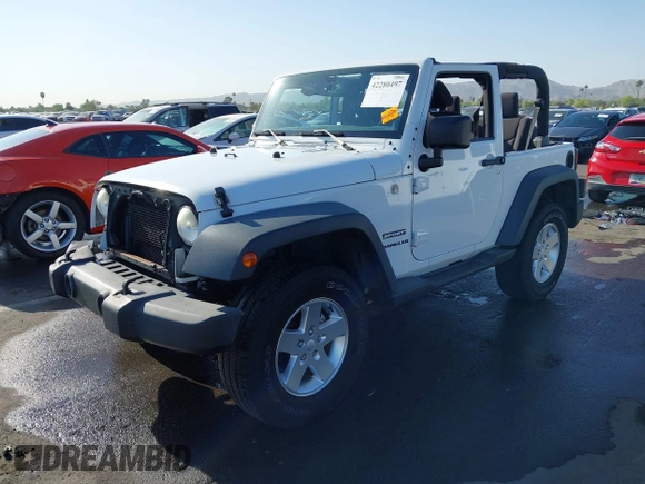 2013 Jeep Wrangler Sport with VIN 1C4AJWAG6DL691801, listed as a IAAI auction lot 42280497 with 113,989 mi miles and . Bid and sale history available at DreamBid. Image 18.