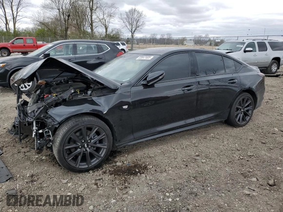 2023 Cadillac CT5 Sport z VIN 1G6DU5RK4P0117861, wystawiony jako Copart lot #53047405 z przebiegiem 29 650 mil mil oraz Szkoda całkowita • Salvage title. Historia ofert i sprzedaży dostępna na DreamBid. Obrazek 1.