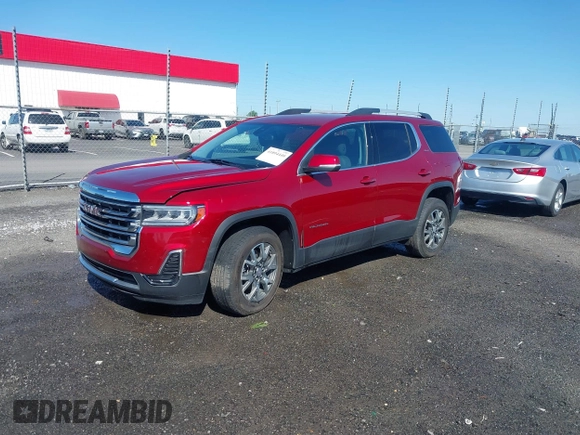 2021 GMC Acadia SLE with VIN 1GKKNKLS5MZ224129, listed as a IAAI auction lot 41894440 with 99,606 mi miles and . Bid and sale history available at DreamBid. Image 2.