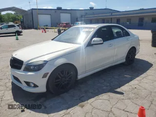 2008 Mercedes-Benz C 300 Sport with VIN WDDGF54X28F068784, listed as a Copart auction lot 55971325 with 132,281 mi miles and Salvage title. Bid and sale history available at DreamBid. Image 1.