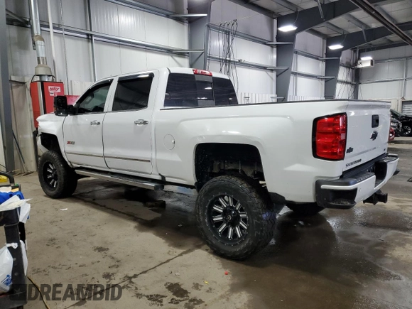 2017 Chevrolet Silverado 3500HD LTZ with VIN 1GC4K0EY8HF108983, listed as a Copart auction lot 45818555 with 121,390 mi miles and Salvage Title. Bid and sale history available at carsss.com. Image 2.