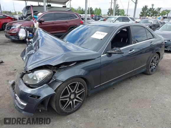 2014 Mercedes-Benz C C 250 Sport with VIN WDDGF4HB6ER317333, listed as a IAAI auction lot 42127437 with 128,010 mi miles. Bid and sale history available at carsss.com. Image 18.