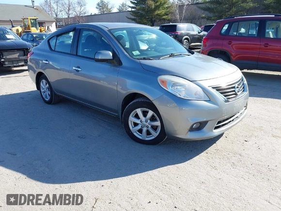 2012 Nissan Versa SL with VIN 3N1CN7AP8CL859169, listed as a IAAI auction lot 42013989 with 93,310 mi miles. Bid and sale history available at carsss.com. Image 1.