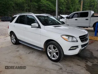 2015 Mercedes-Benz M ML 350 with VIN 4JGDA5JB0FA453982, listed as a Copart auction lot 54687015 with 151,422 mi miles and Clean Title. Bid and sale history available at carsss.com. Image 4.
