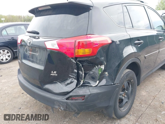 2014 Toyota RAV4 LE with VIN 2T3BFREV8EW168116, listed as a IAAI auction lot 42187092 with 147,896 mi miles and . Bid and sale history available at DreamBid. Image 6.