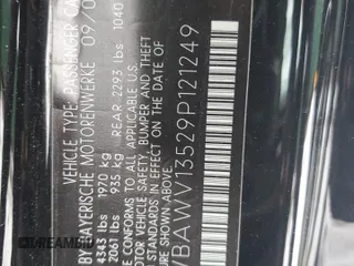 2009 BMW 3 Series 328i with VIN WBAWV13529P121249, listed as a Copart auction lot 89005845 with 107,011 mi miles and Salvage Title. Bid and sale history available at carsss.com. Image 14.