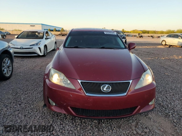 2008 Lexus IS 250 with VIN JTHCK262X82027460, listed as a Copart auction lot 54440545 with 184,189 mi miles and Salvage title. Bid and sale history available at DreamBid. Image 5.