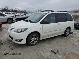 2006 Mazda MPV LX with VIN JM3LW28AX60563786, listed as a Copart auction lot 41579595 with 244,370 mi miles and Non Repairable. Bid and sale history available at carsss.com. Image 1.