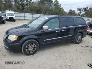 2013 Chrysler Town & Country Touring-L with VIN 2C4RC1CG2DR770144, listed as a Copart auction lot 51540705 with 136,892 mi miles and Salvage Title. Bid and sale history available at carsss.com. Image 1.
