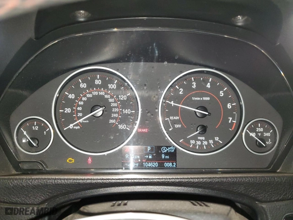 2016 BMW 4 Series 428i with VIN WBA3V7C59G5A25877, listed as a Copart auction lot 43906565 with 104,620 mi miles and Salvage Title. Bid and sale history available at carsss.com. Image 9.