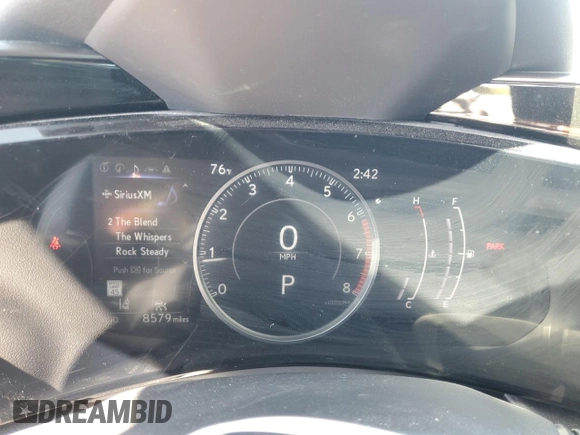 2022 Lexus NX with VIN 2T2GGCEZ7NC013064, listed as a Copart auction lot 47458895 with 8,579 mi miles and Salvage Title. Bid and sale history available at carsss.com. Image 9.