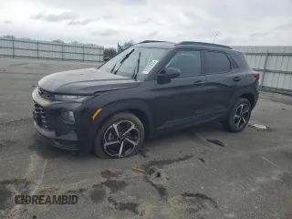 2023 Chevrolet TrailBlazer RS with VIN KL79MTSL6PB128260, listed as a Copart auction lot 52283035 with 55,086 mi miles and Salvage Title. Bid and sale history available at DreamBid. Image 1.