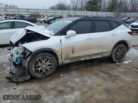 2024 Chevrolet Blazer RS z VIN 3GNKBKRS1RS189113, wystawiony jako Copart lot #86124214 z przebiegiem 8 645 mil mil oraz Czysty tytuł • Clean title. Historia ofert i sprzedaży dostępna na DreamBid. Obrazek 1.