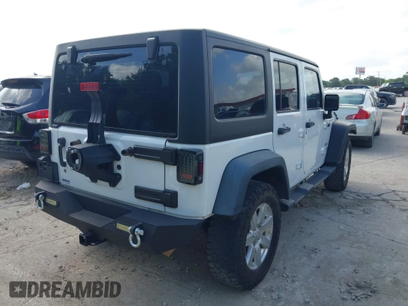 2016 Jeep Wrangler Unlimited Sport RHD z VIN 1C4BJWKG3GL293694, wystawiony jako IAAI lot #42569773 z przebiegiem 140 243 mil mil oraz . Historia ofert i sprzedaży dostępna na DreamBid. Obrazek 4.