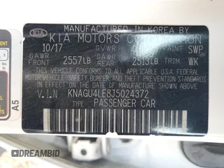 2018 Kia Optima EX z VIN KNAGU4LE8J5024372, wystawiony jako Copart lot #88290285 z przebiegiem Nie podano mil oraz Szkoda całkowita • Salvage title. Historia ofert i sprzedaży dostępna na DreamBid. Obrazek 14.