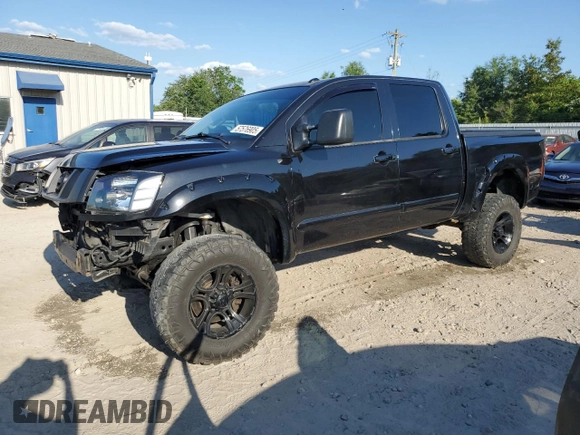 2012 Nissan Titan SV with VIN 1N6BA0EC0CN316317, listed as a Copart auction lot 57576905 with 113,323 mi miles and Salvage title. Bid and sale history available at DreamBid. Image 1.