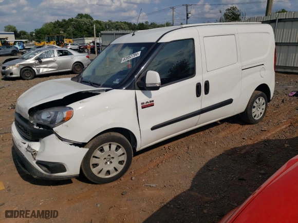 2019 Ram ProMaster City Cargo Van Tradesman SLT with VIN ZFBHRFBB9K6N50441, listed as a Copart auction lot 63952794 with 81,465 mi miles and Salvage Title. Bid and sale history available at carsss.com. Image 1.