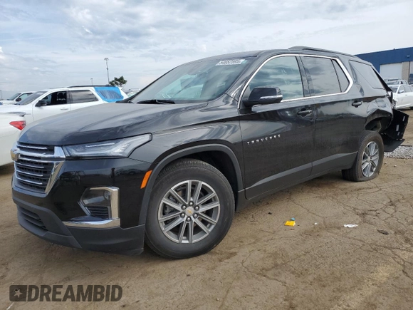 2023 Chevrolet Traverse LT Cloth with VIN 1GNERGKW2PJ272289, listed as a Copart auction lot 54652595 with 33,416 mi miles and Non repairable. Bid and sale history available at DreamBid. Image 1.