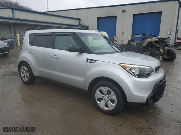 2015 Kia Soul with VIN KNDJN2A25F7756781, listed as a Copart auction lot 51902315 with 109,437 mi miles and Salvage Title. Bid and sale history available at carsss.com. Image 4.