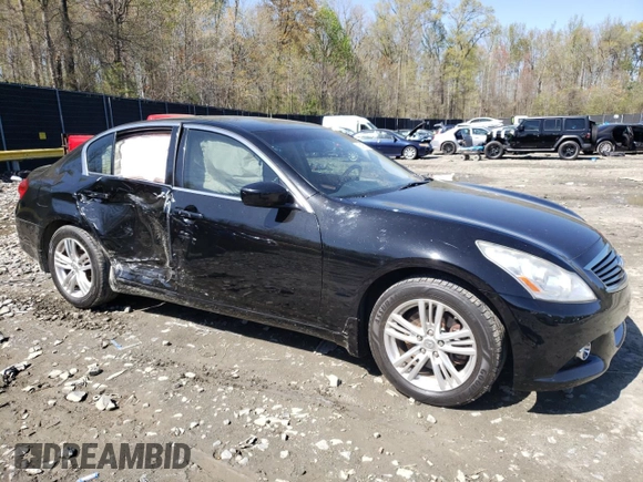 2012 Infiniti G37 x with VIN JN1CV6AR6CM682896, listed as a Copart auction lot 52316015 with 170,827 mi miles and Salvage Title. Bid and sale history available at carsss.com. Image 4.