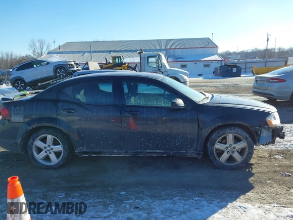 2013 Dodge Avenger SE with VIN 1C3CDZAB2DN536435, listed as a IAAI auction lot 41638628 with 163,731 mi miles and . Bid and sale history available at DreamBid. Image 13.