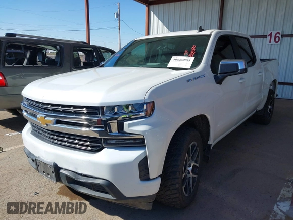 2020 Chevrolet Silverado 1500 LT with VIN 3GCPWCED6LG191059, listed as a IAAI auction lot 40680805 with 1 mi miles. Bid and sale history available at carsss.com. Image 21.