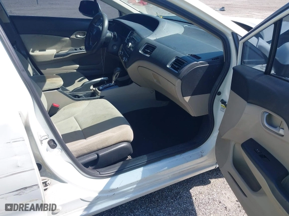 2013 Honda Civic Sdn LX with VIN 2HGFB2F57DH548566, listed as a IAAI auction lot 39173930 with 150,567 mi miles. Bid and sale history available at carsss.com. Image 5.