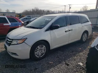2015 Honda Odyssey LX with VIN 5FNRL5H2XFB018968, listed as a Copart auction lot 46777425 with 160,867 mi miles and Salvage Title. Bid and sale history available at DreamBid. Image 1.