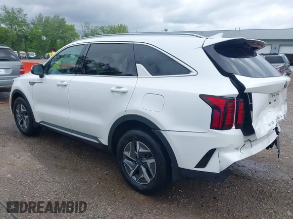 2021 Kia Sorento EX with VIN KNDRH4LG8M5035166, listed as a IAAI auction lot 42300560 with 24,754 mi miles and . Bid and sale history available at DreamBid. Image 3.