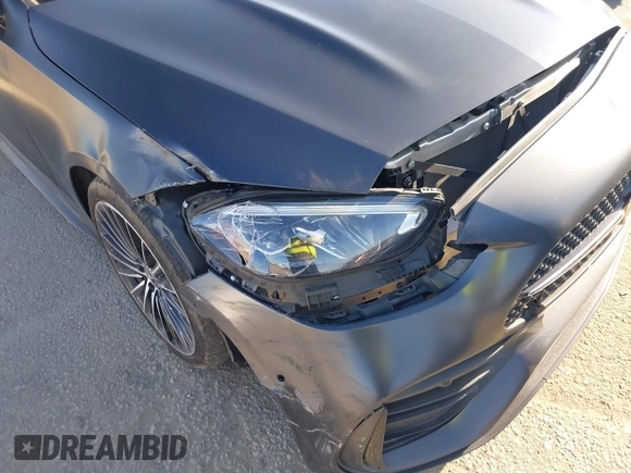2024 Mercedes-Benz C 300 with VIN W1KAF4GB9RR172009, listed as a IAAI auction lot 41943081 with 17,936 mi miles and . Bid and sale history available at DreamBid. Image 6.