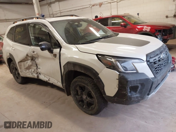 2024 Subaru Forester Wilderness with VIN JF2SKAJC4RH434391, listed as a IAAI auction lot 41390511 with 19,136 mi miles. Bid and sale history available at carsss.com. Image 1.