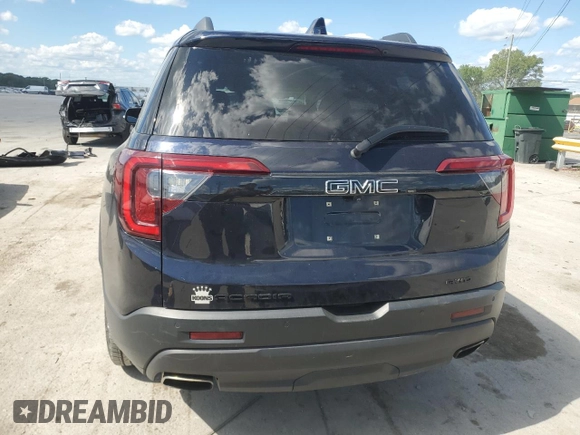 2021 GMC Acadia SLE with VIN 1GKKNRL4XMZ201262, listed as a Copart auction lot 62298754 with Not Provided miles and Salvage Title. Bid and sale history available at carsss.com. Image 6.