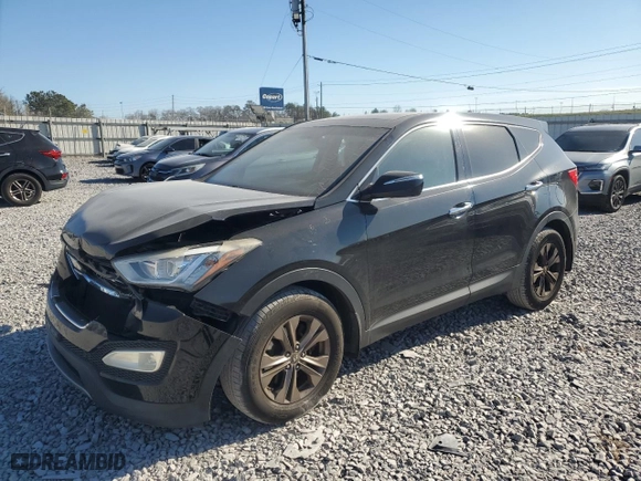 2013 Hyundai Santa Fe Sport with VIN 5XYZUDLB7DG094149, listed as a Copart auction lot 47644315 with 136,612 mi miles and Salvage Title. Bid and sale history available at carsss.com. Image 1.