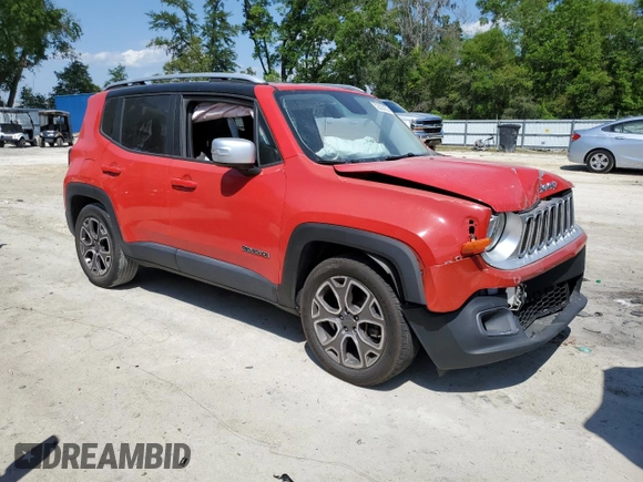 2016 Jeep Renegade Limited with VIN ZACCJADT9GPC84446, listed as a Copart auction lot 52885155 with 145,735 mi miles and Salvage Title. Bid and sale history available at DreamBid. Image 4.
