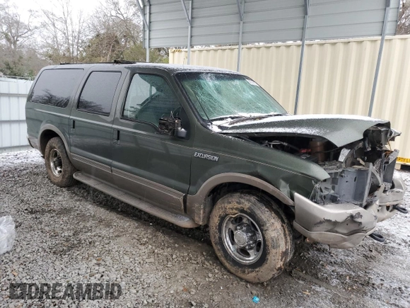 2003 Ford Excursion z VIN 1FMNU44S03ED68257, wystawiony jako Copart lot #88008655 z przebiegiem 242 751 mil mil oraz Czysty tytuł • Clean title. Historia ofert i sprzedaży dostępna na DreamBid. Obrazek 4.