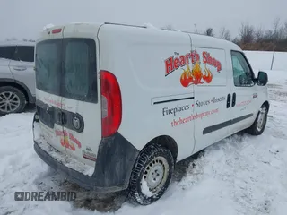 2018 Ram ProMaster City Cargo Van Tradesman with VIN ZFBERFAB4J6K11590, listed as a IAAI auction lot 41314466 with 94,830 mi miles. Bid and sale history available at carsss.com. Image 4.