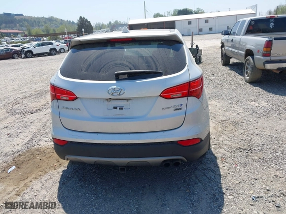 2013 Hyundai Santa Fe 2.0T Sport with VIN 5XYZWDLAXDG057954, listed as a IAAI auction lot 42082667 with 186,678 mi miles. Bid and sale history available at carsss.com. Image 16.
