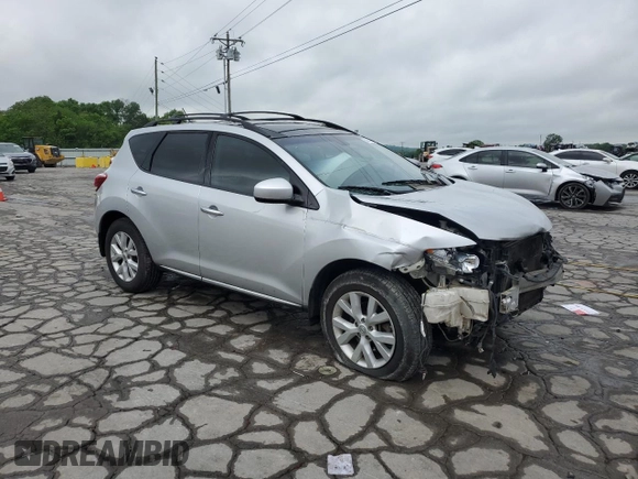 2011 Nissan Murano LE with VIN JN8AZ1MU0BW064055, listed as a Copart auction lot 54583325 with 200,983 mi miles and Salvage Title. Bid and sale history available at DreamBid. Image 4.